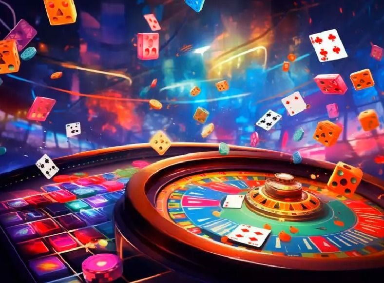 Kartu fitur balontoto bertema ungu